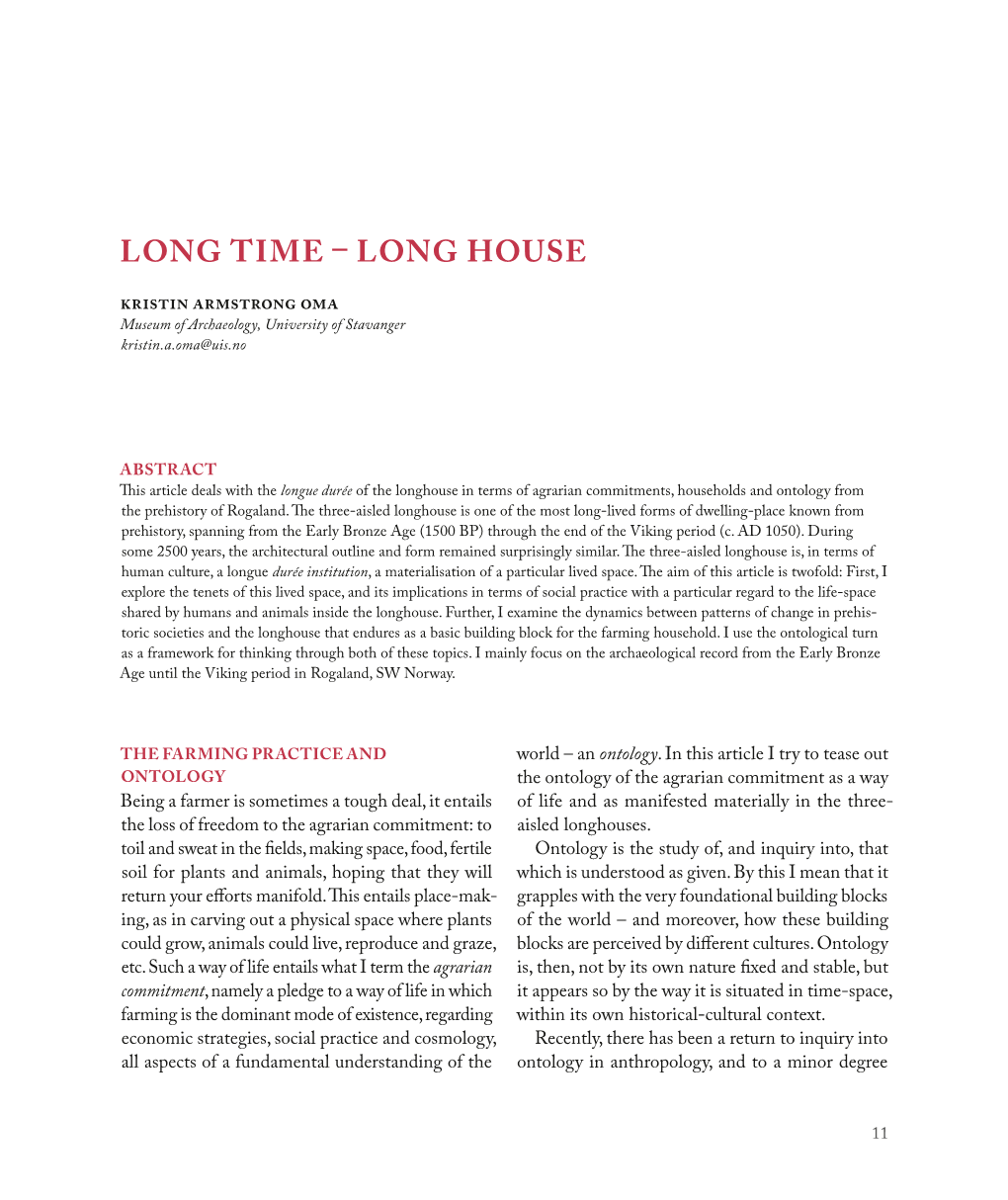 Long Time – Long House