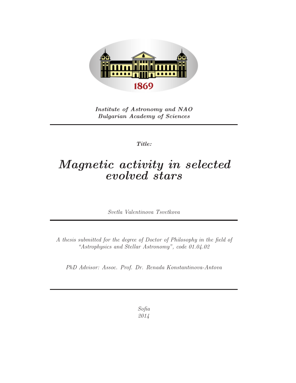 Magnetic Activity in Selected Evolved Stars