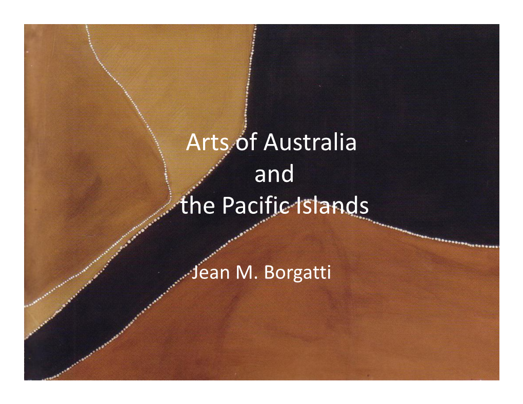 Arts of Australia and the Pacific Islands