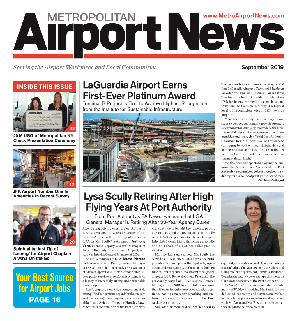 Metropolitan Airport News | September 2019