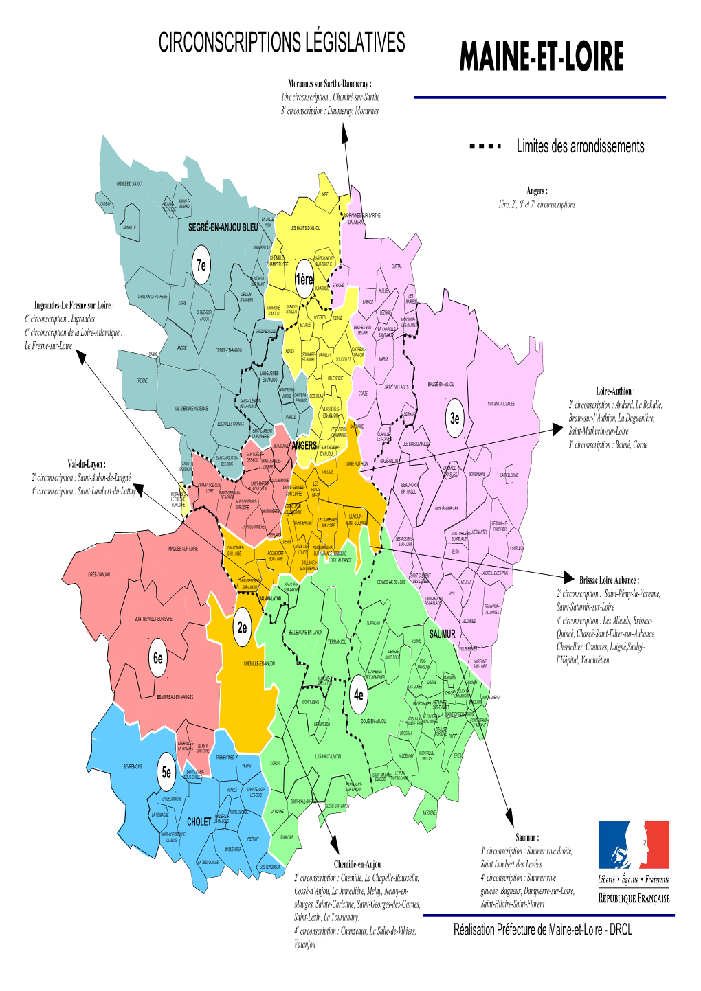 Carte Des Circonscriptions Législatives Au 1Er Janvier 2017