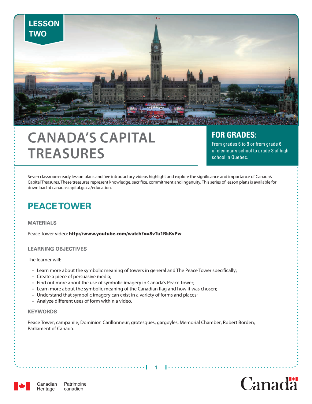 Canada's Capital Treasures