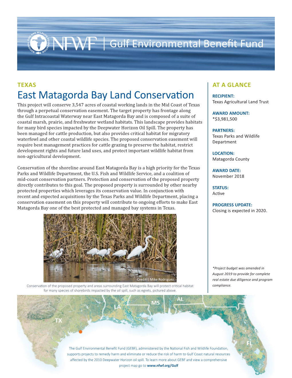 East Matagorda Bay Land Conservation