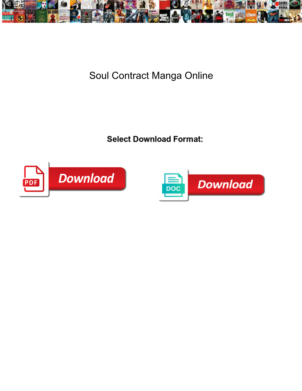 Soul Contract Manga Online