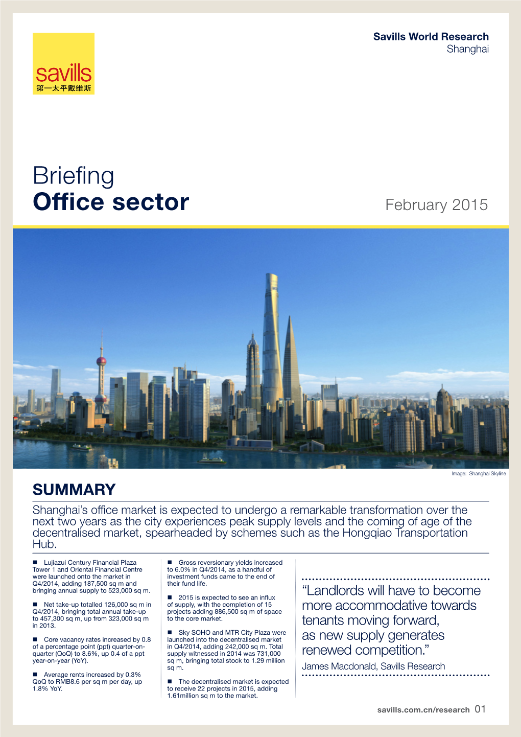 Briefing Office Sector February 2015