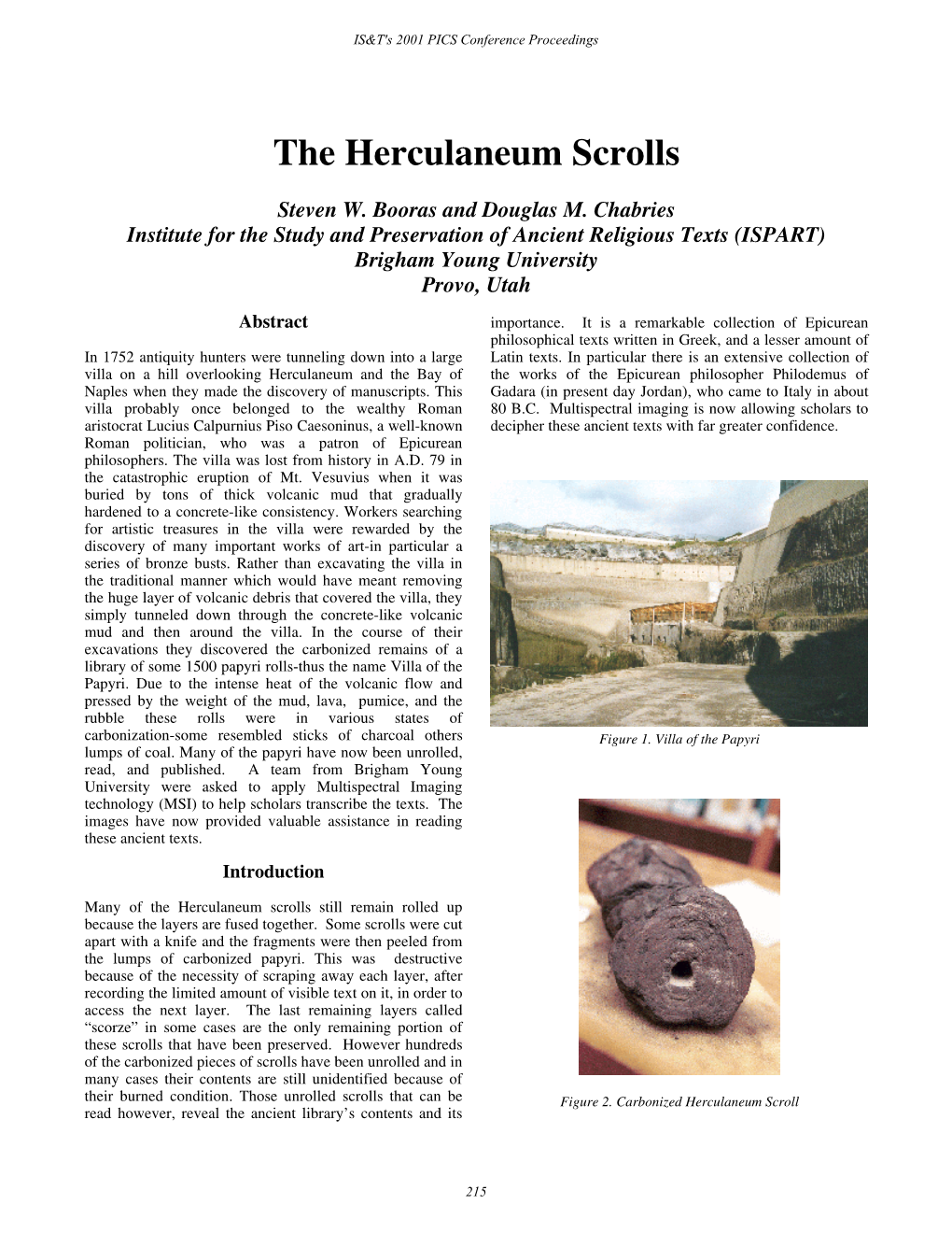 The Herculaneum Scrolls