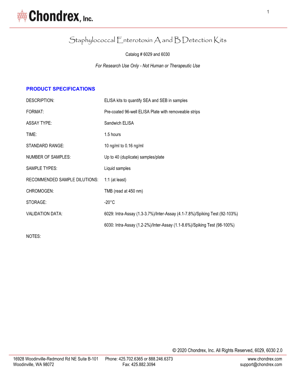 Staphylococcal Enterotoxin a and B Detection Kits