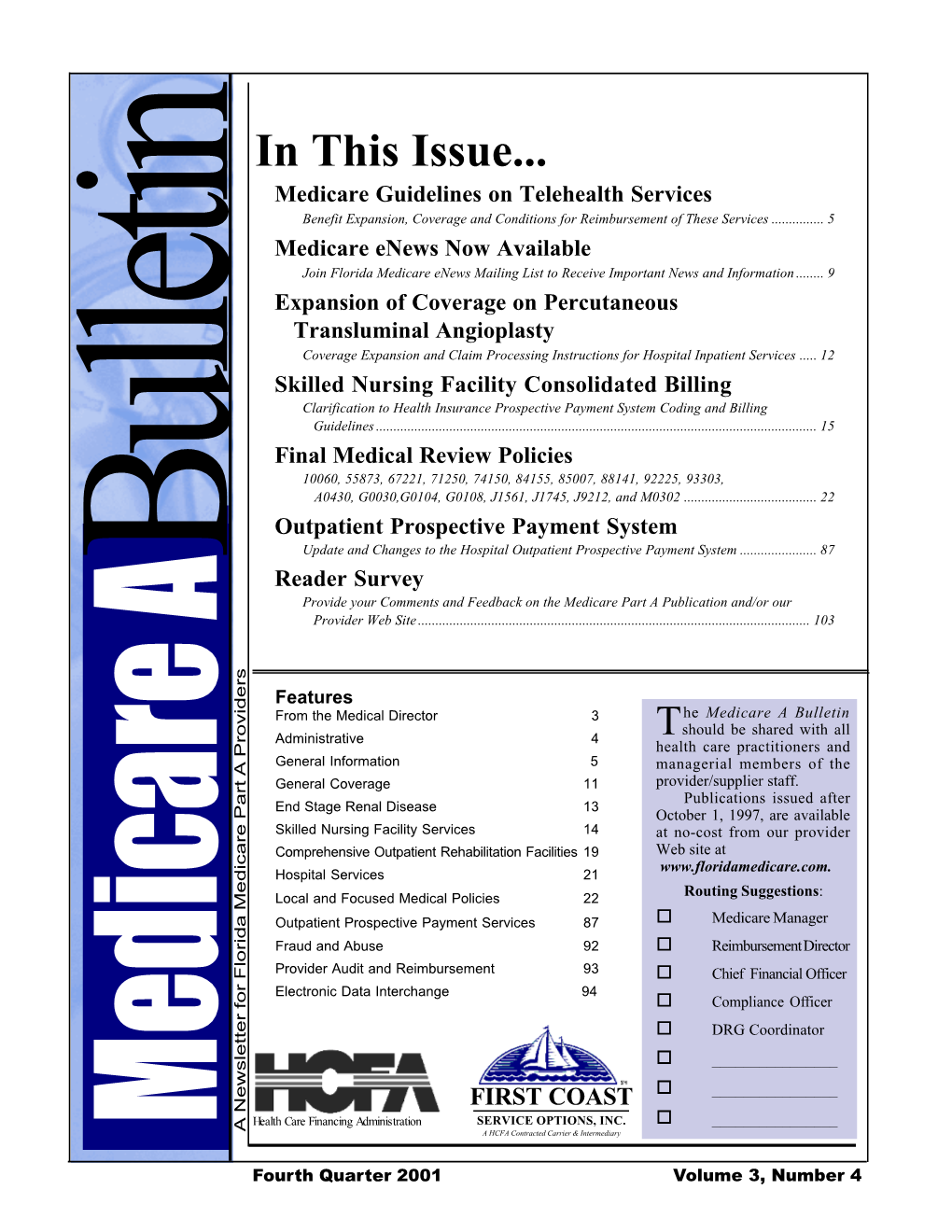 4Th Quarter 2001 Medicare a Bulletin