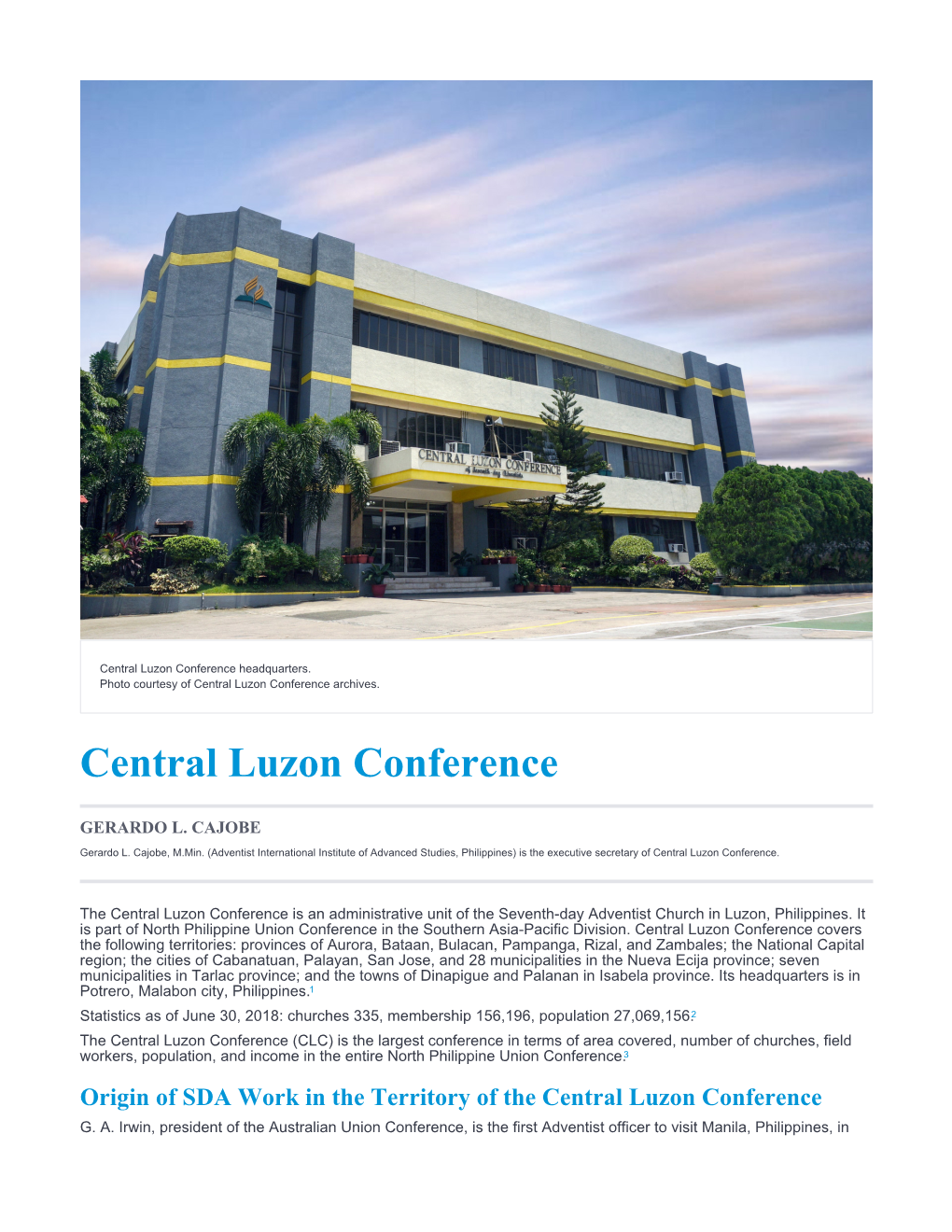Central Luzon Conference Headquarters