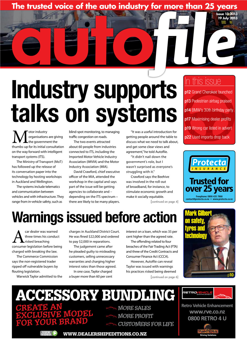 Industry Supports Talks on Systems