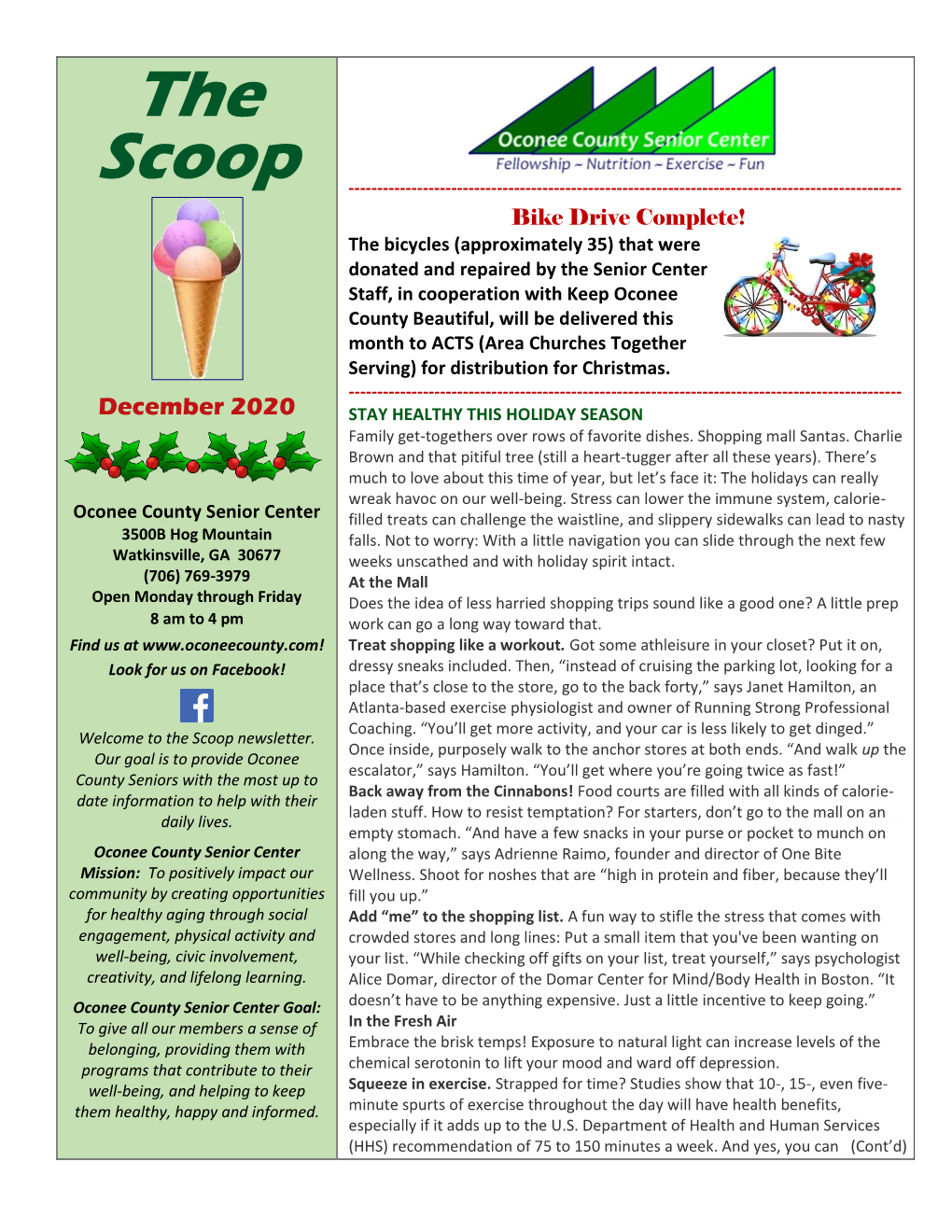 The Scoop Newsletter