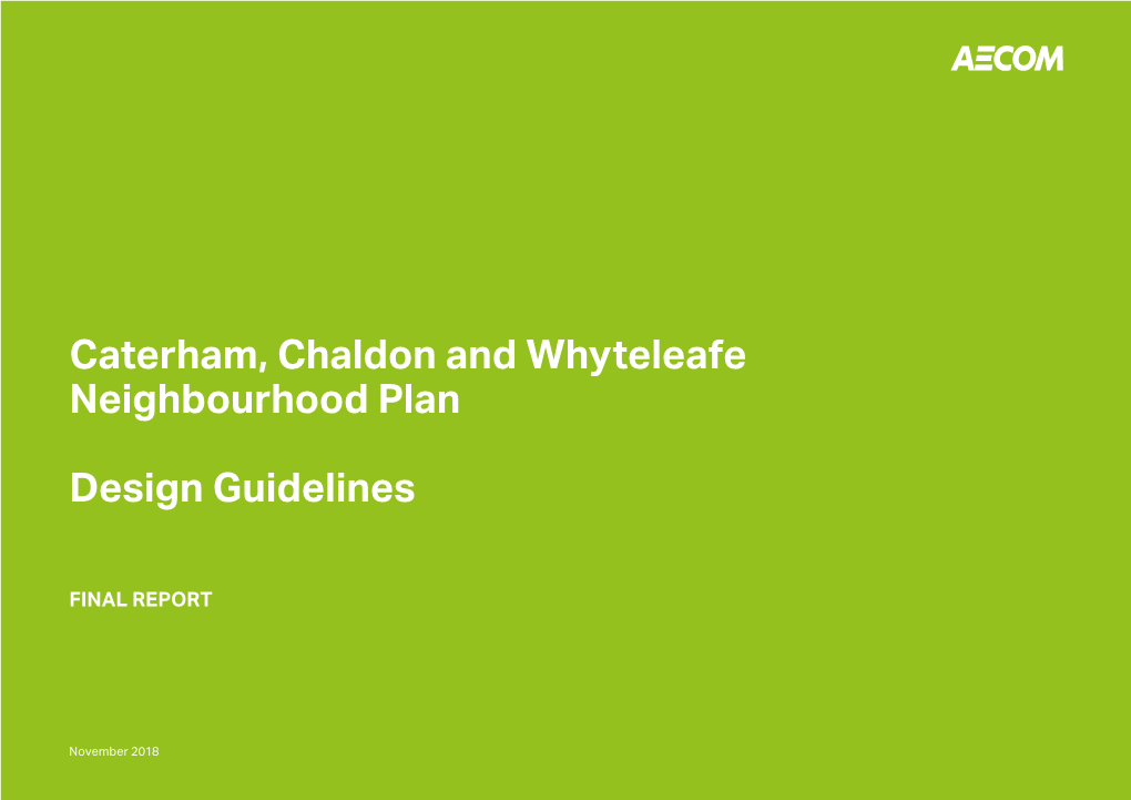 Caterham, Chaldon and Whyteleafe Neighbourhood Plan