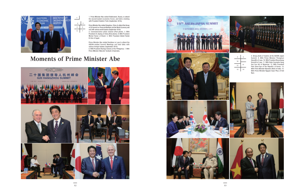 Moments of Prime Minister Abe Vorachit of Laos