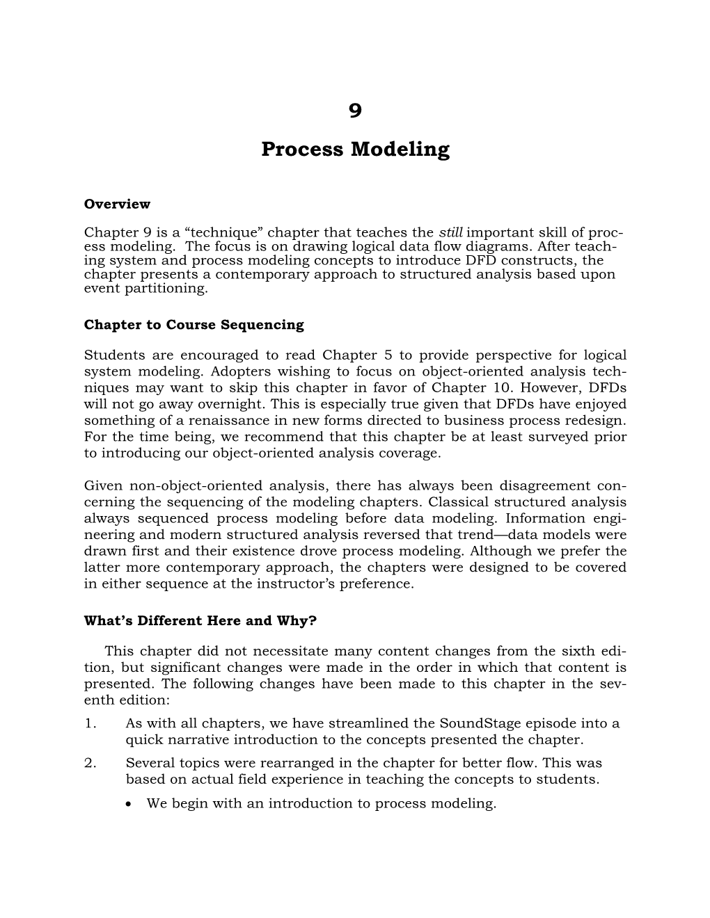 9 Process Modeling