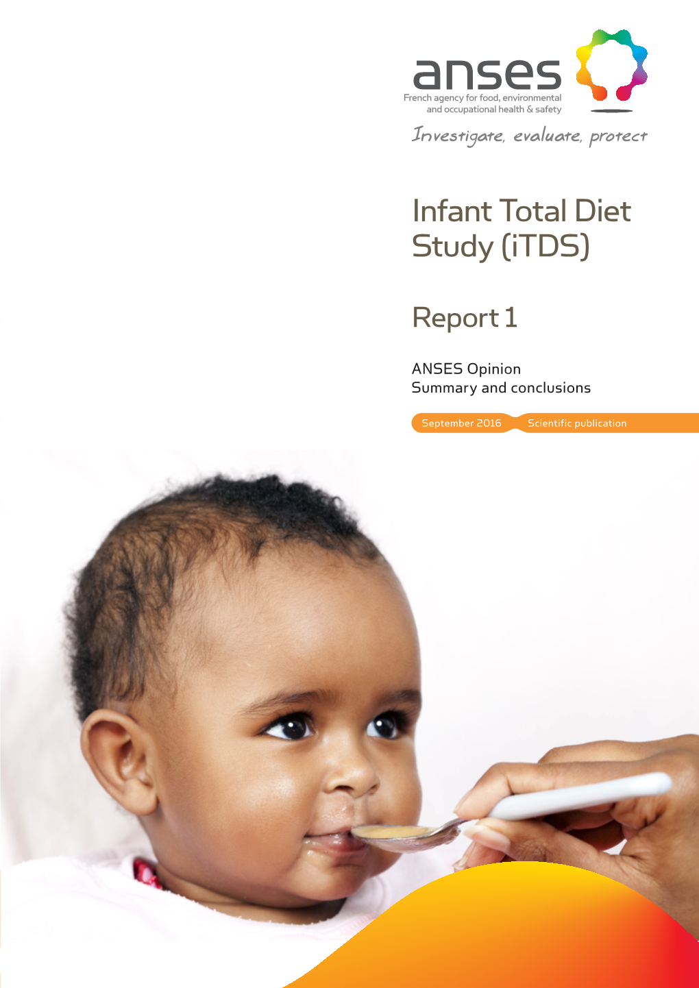 ANSES Report: Infant Total Diet Study (Itds)