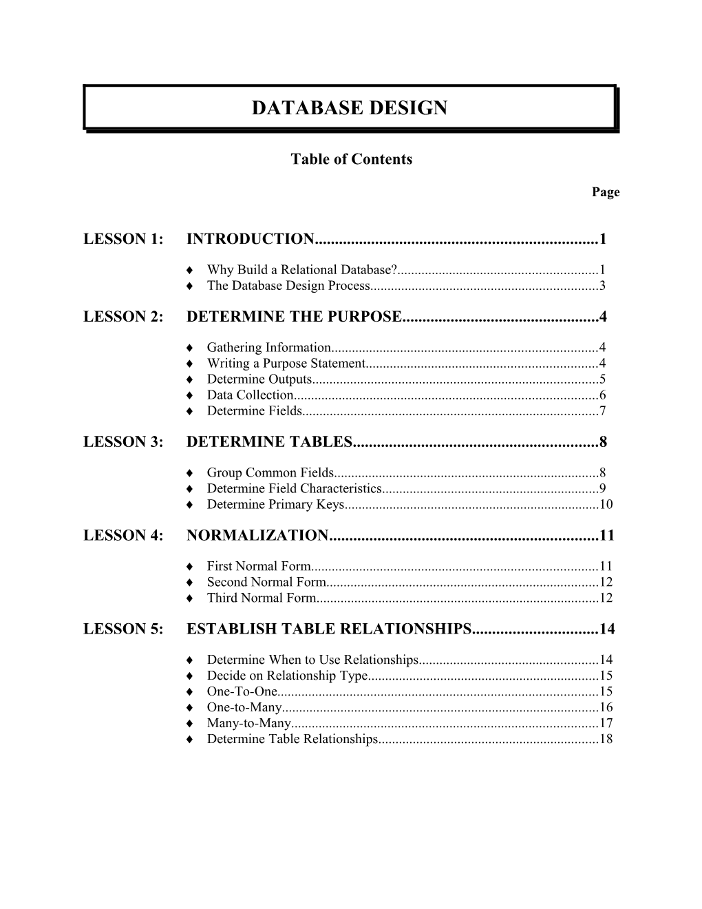 Table of Contents s45