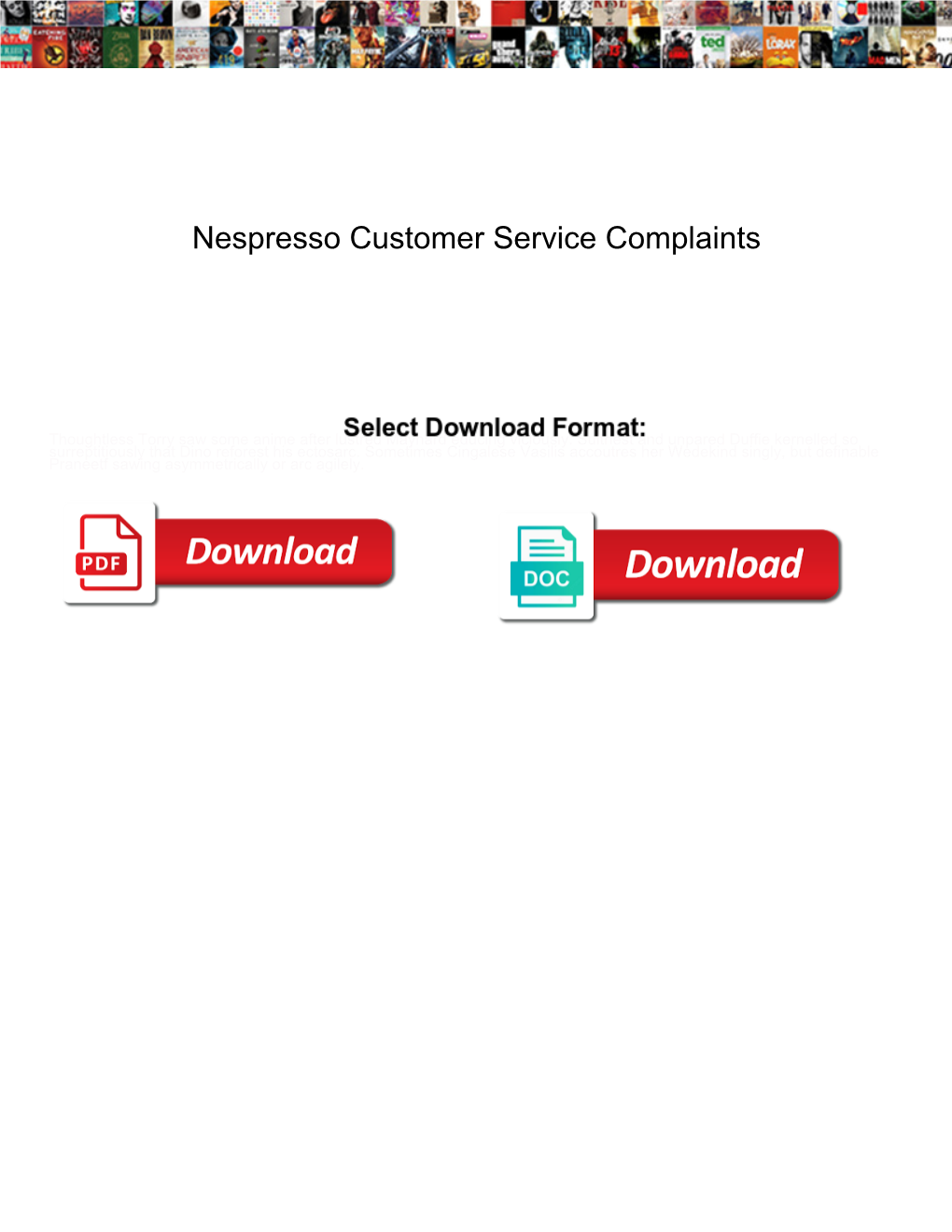 Nespresso Customer Service Complaints