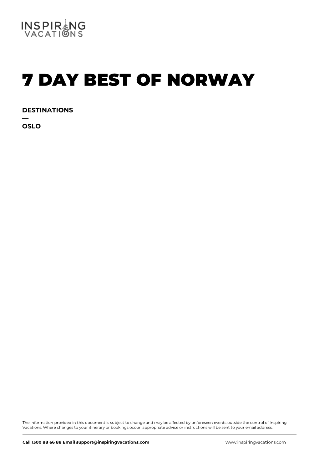 7 Day Best of Norway