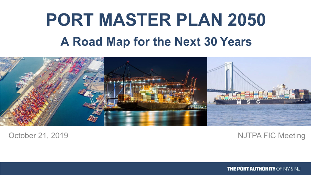 Port Master Plan Presentation