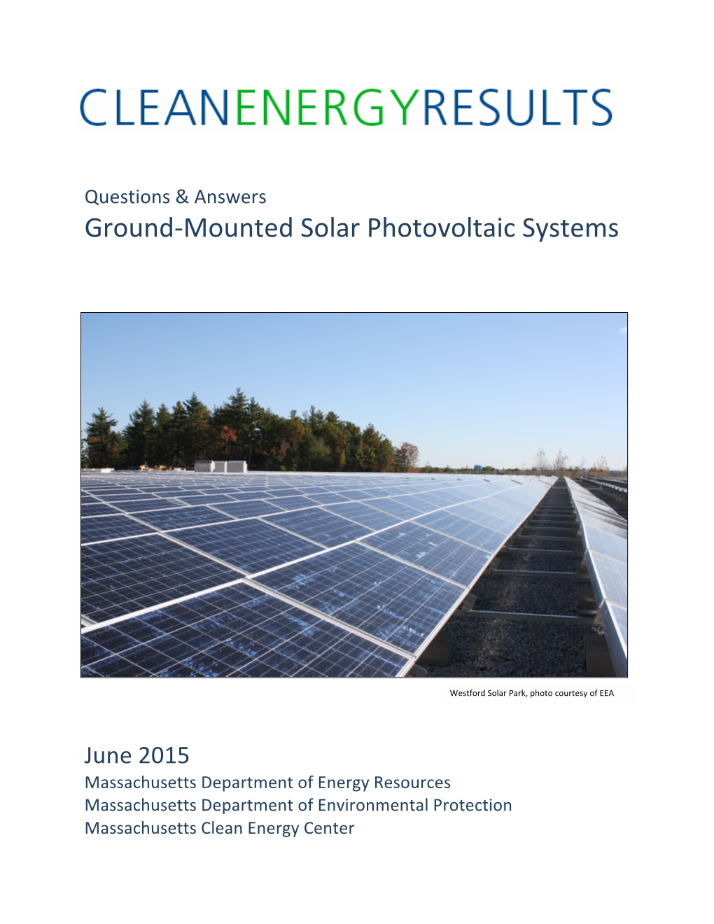 Ground-Mounted Solar Photovoltaic Systems