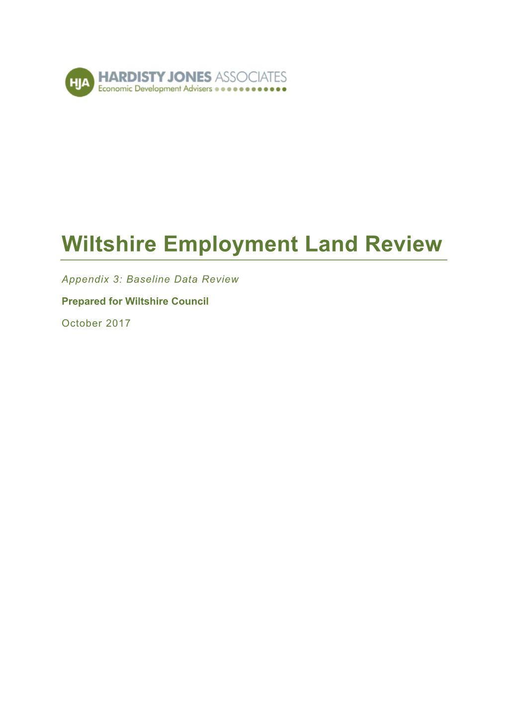 Wiltshire Employment Land Review