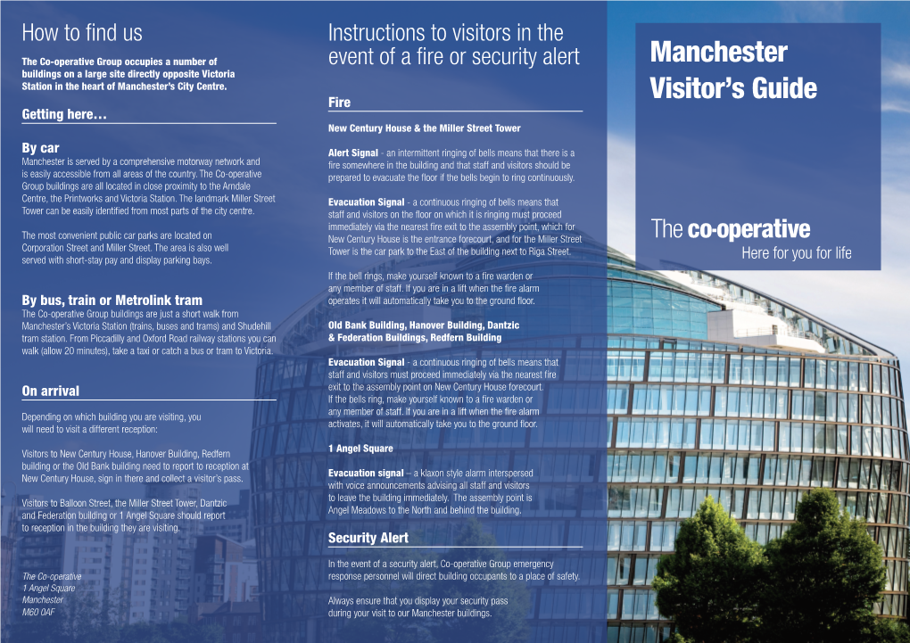 Manchester Campus Visitor Guide