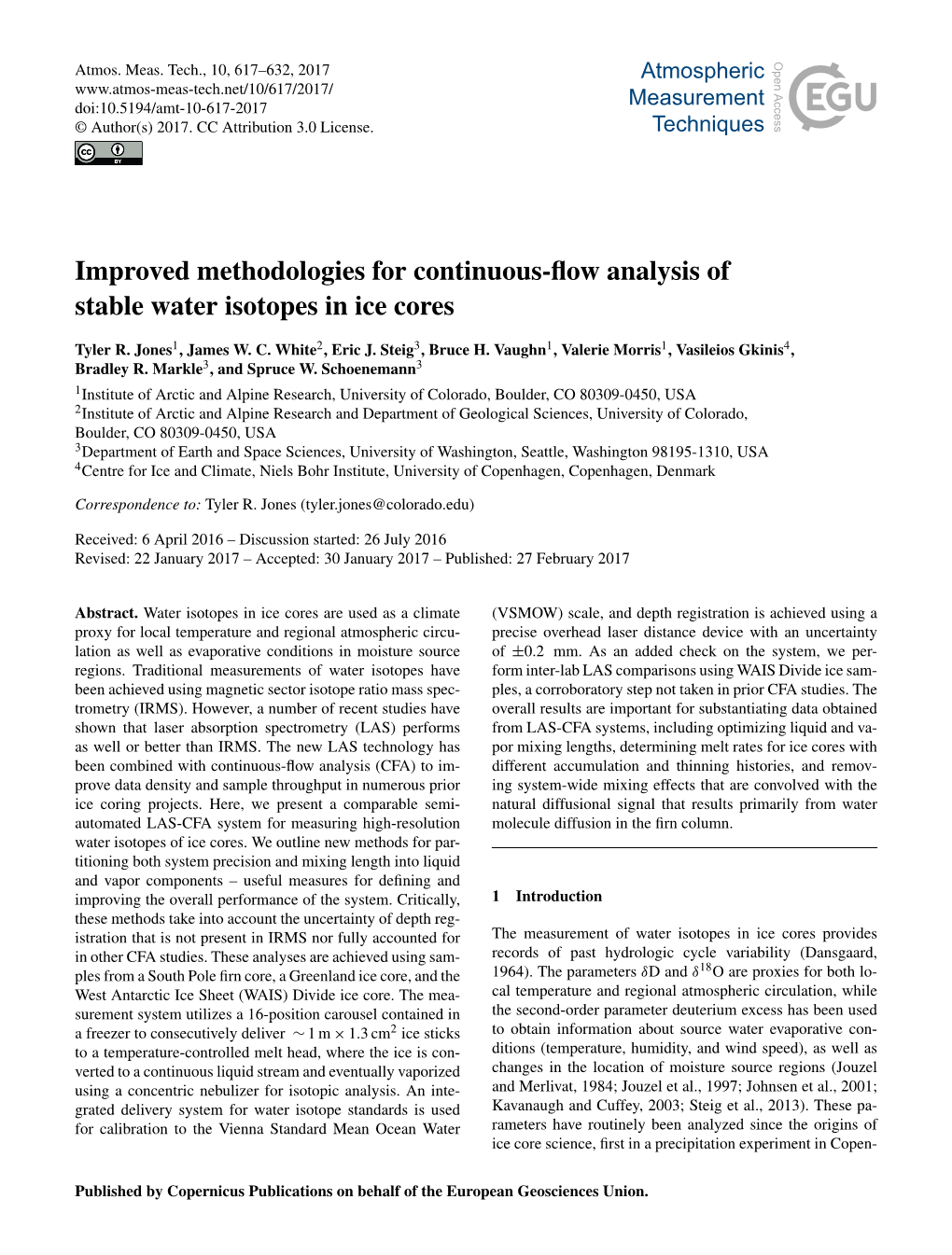 Improved Methodologies for Continuous-Flow Analysis of Stable