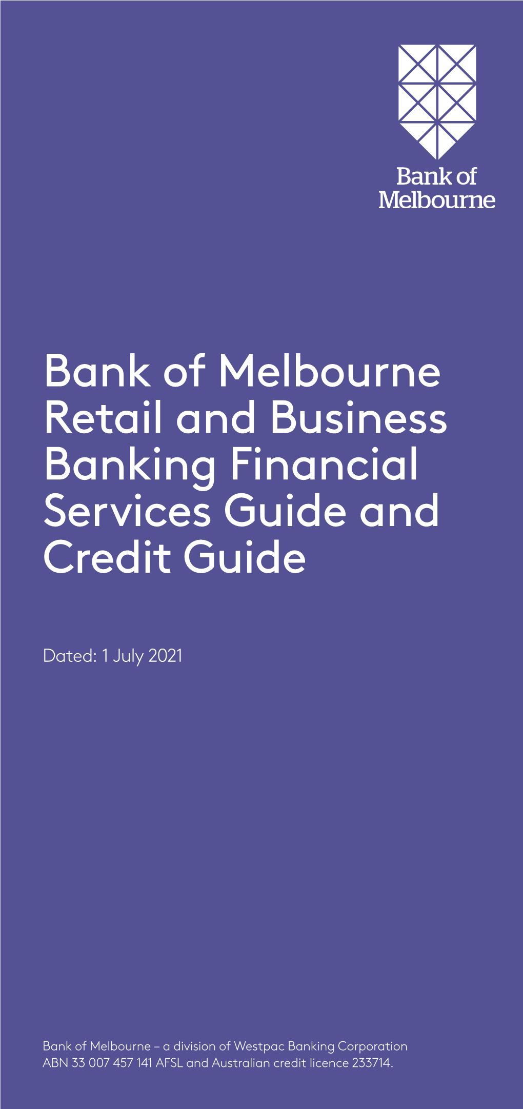 Financial Services Guide and Credit Guide