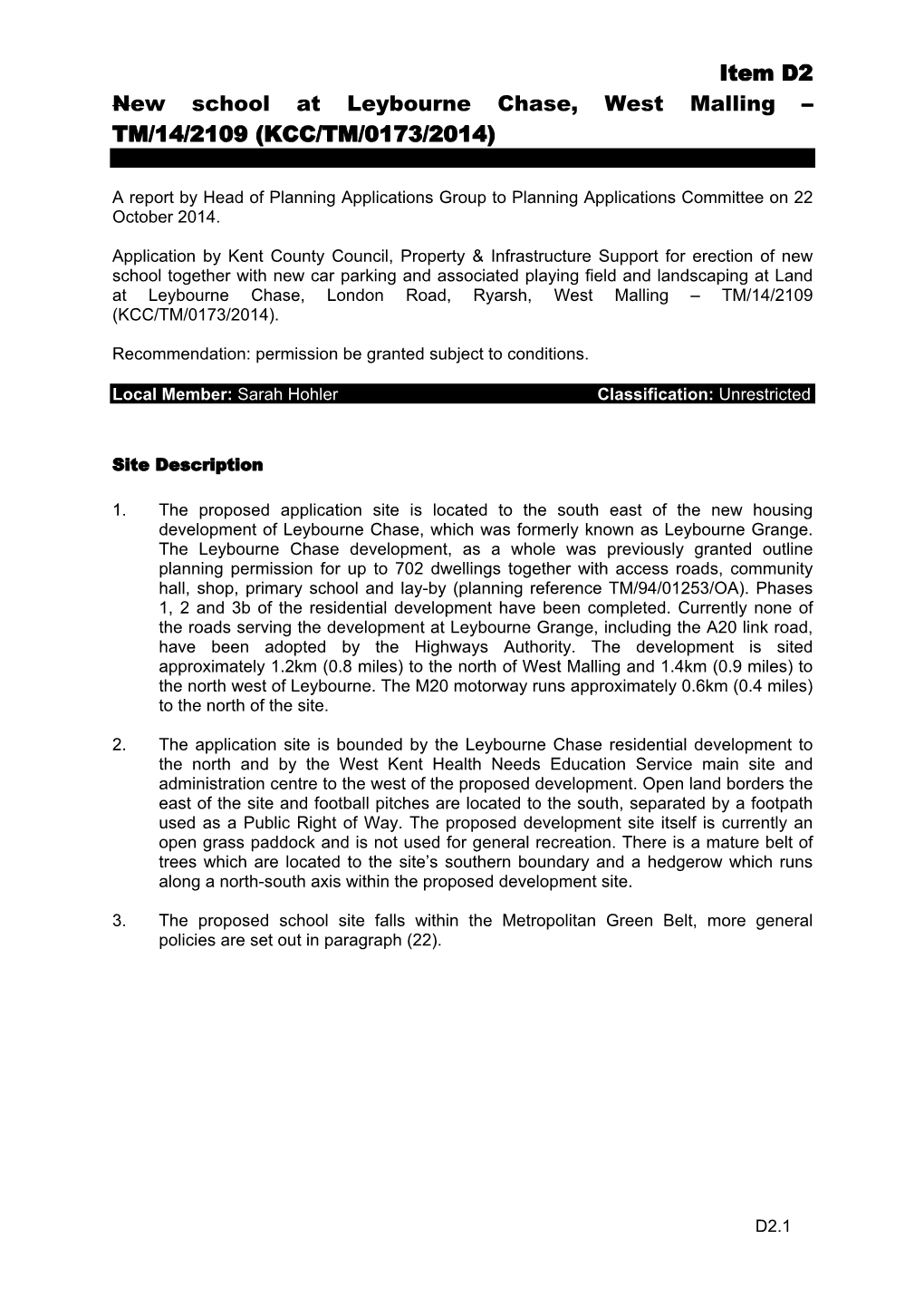 Position of the Board's Budget ITEM B7