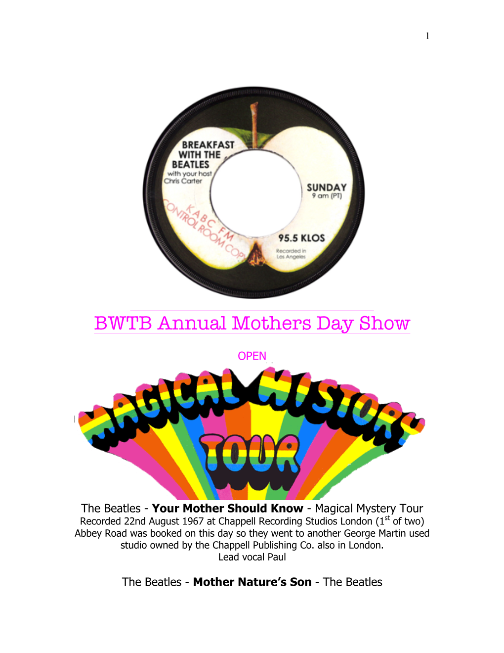 BWTB Mother's Day 2015