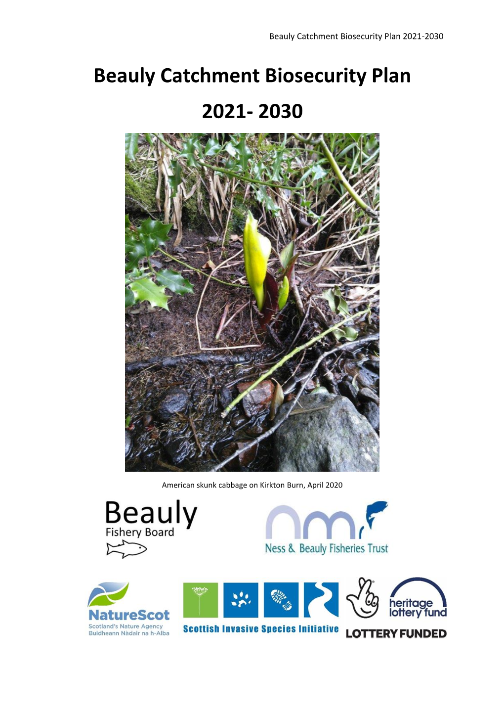 Read the Beauly Catchment Biosecurity Plan 2021-2030