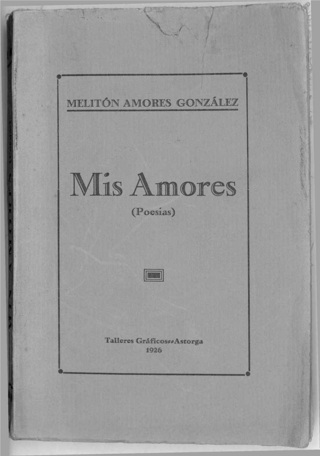 Mis Amor (Poesías)