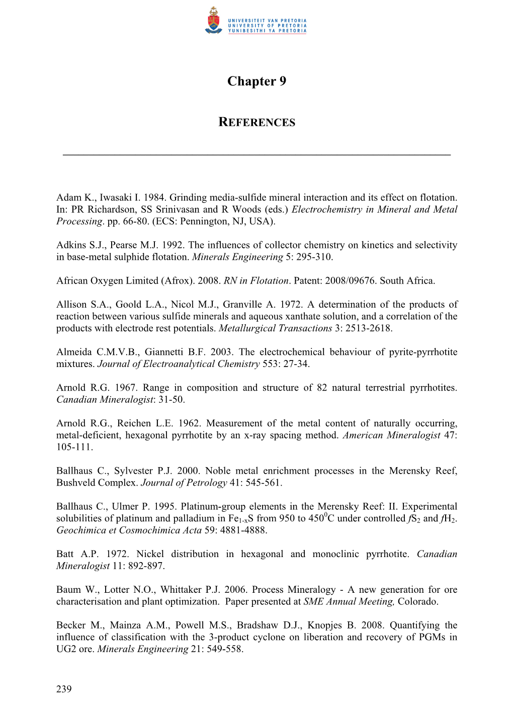 The Mineralogy and Crystallography of Pyrrhotite