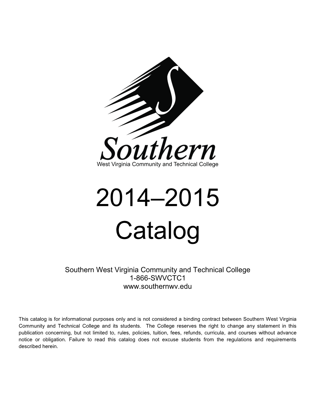 2014–2015 Catalog