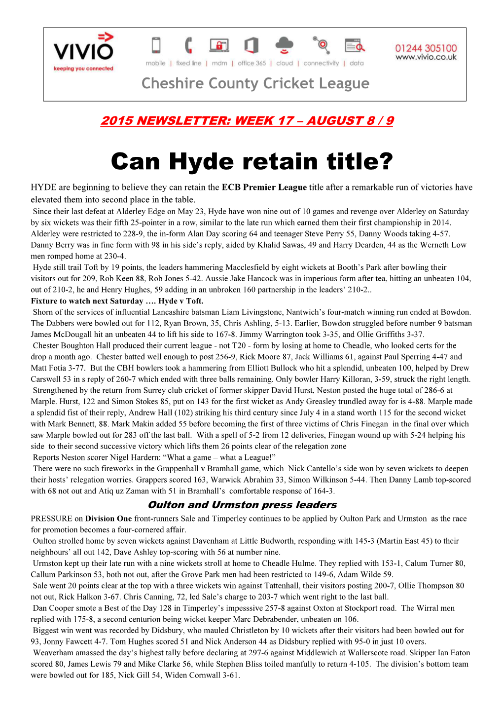 Can Hyde Retain Title?