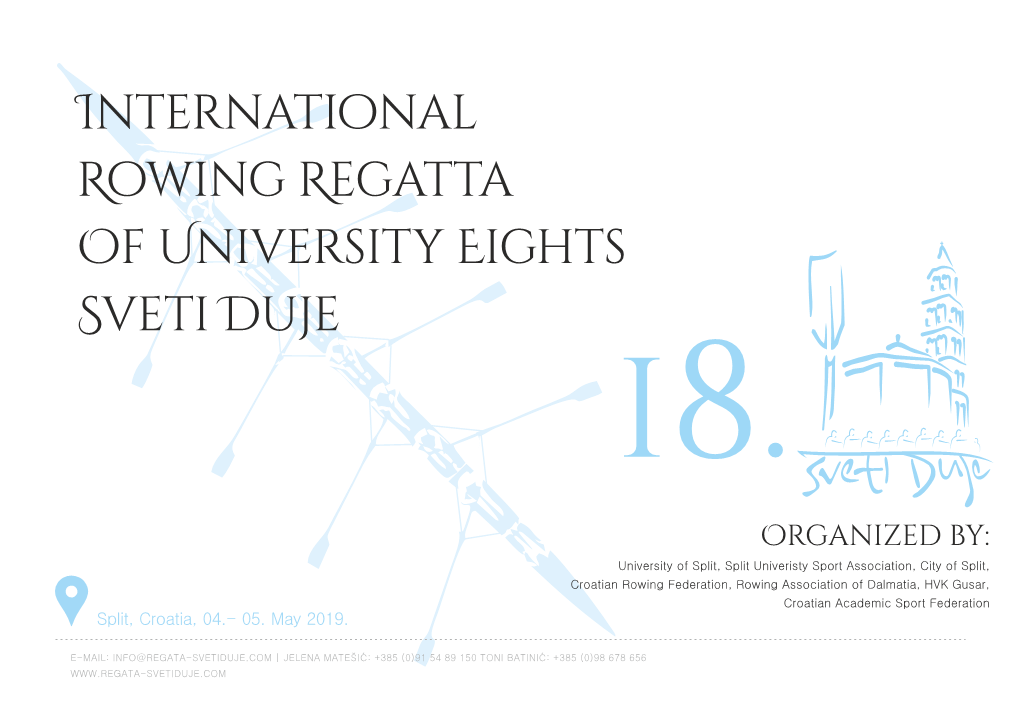 International Rowing Regatta of University Eights Sveti Duje