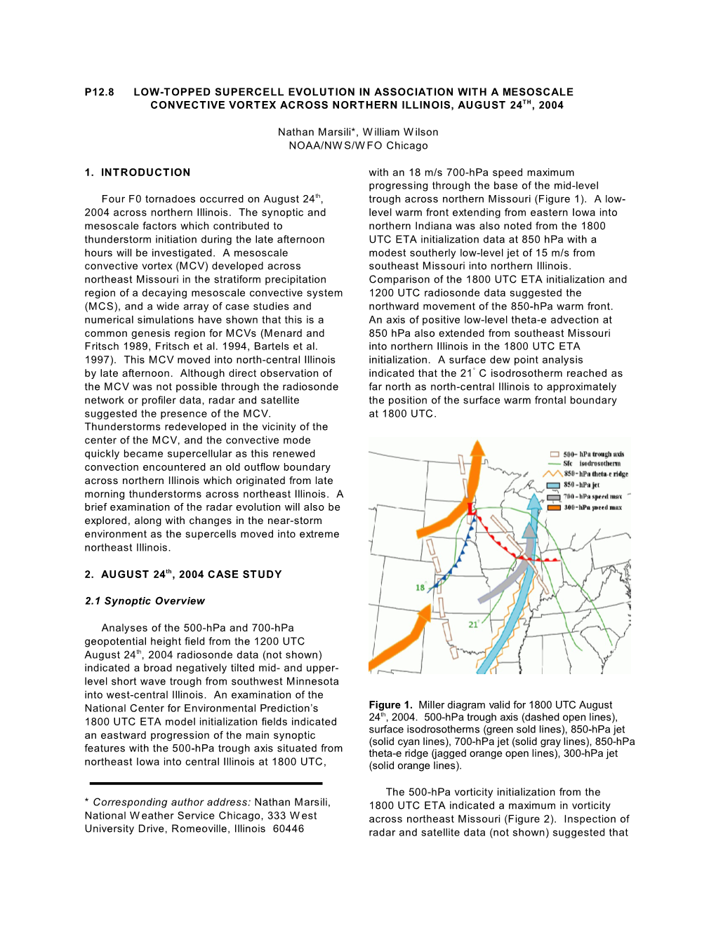 P12.8 Low-Topped Supercell Evolution in Association with a Mesoscale Convective Vortex Across Northern Illinois, August 24Th, 2004