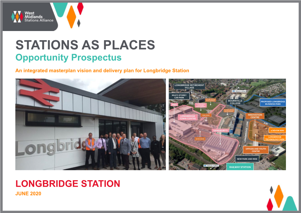 STATIONS AS PLACES Opportunity Prospectus