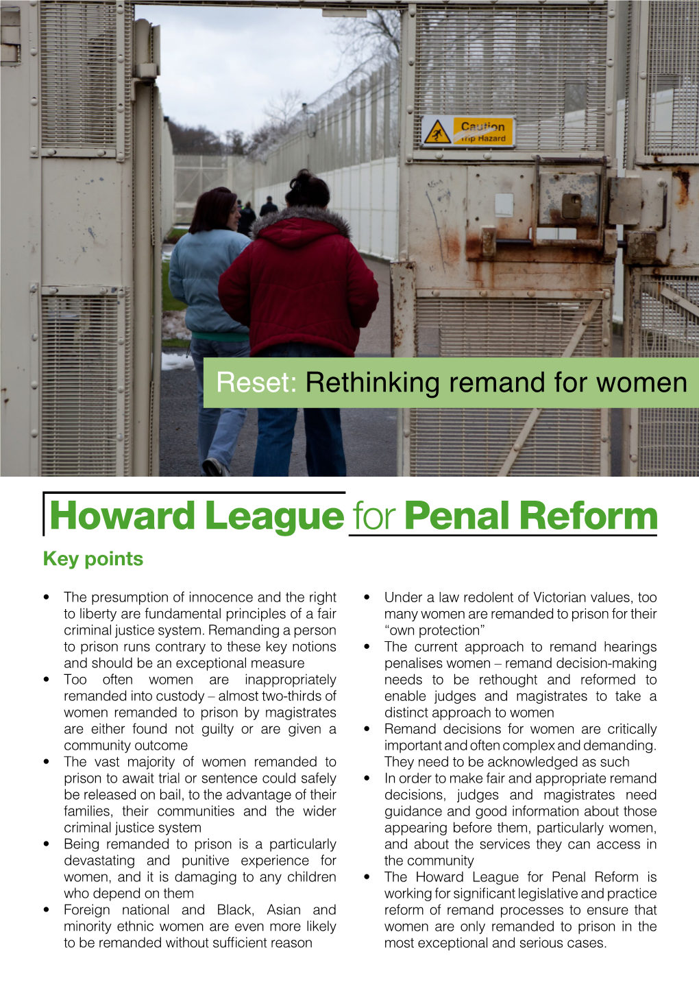 Rethinking Remand for Women