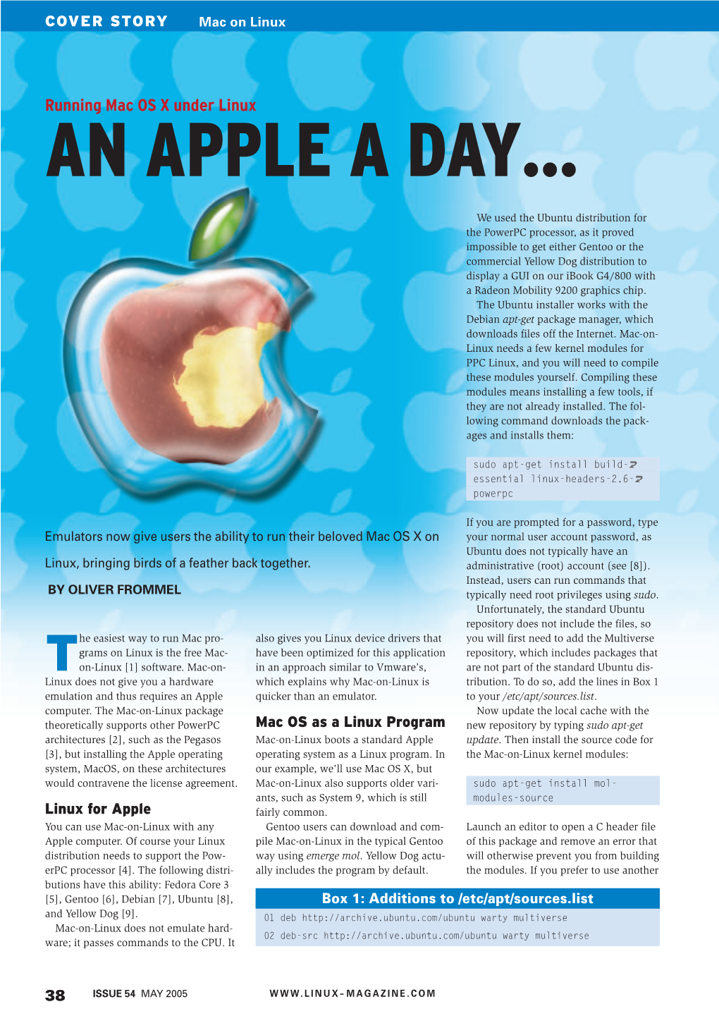 An Apple a Day…