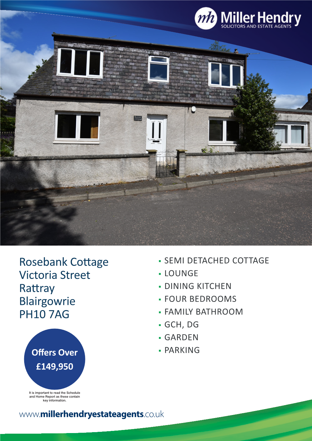 Rosebank Cottage Victoria Street Rattray Blairgowrie PH10