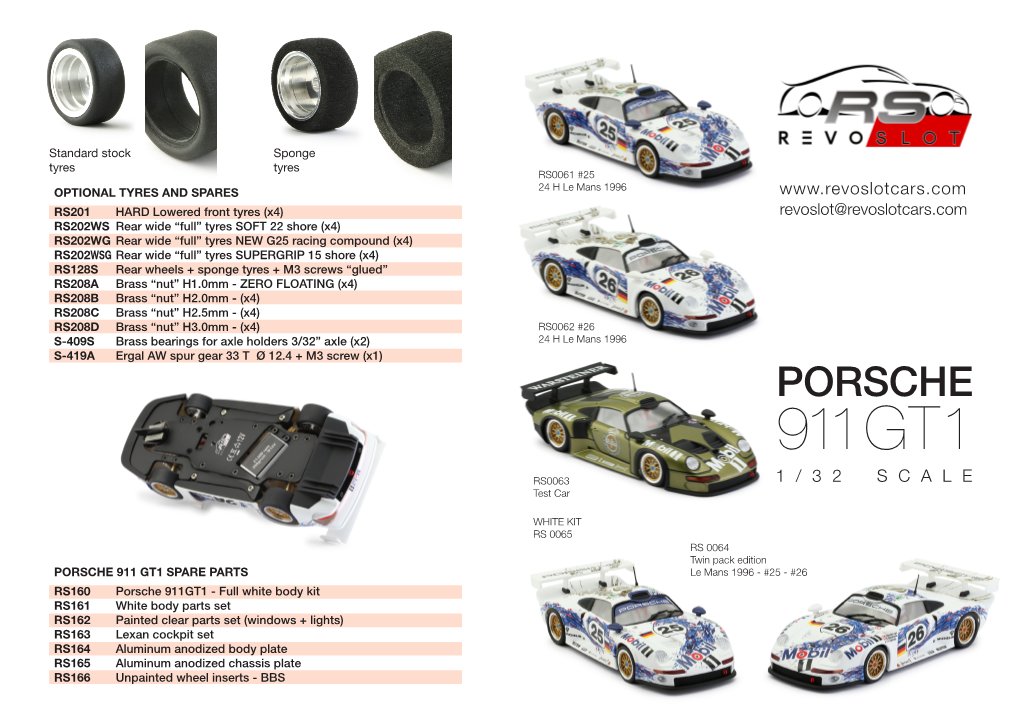 Porsche 911 GT1 Brochure (PDF)