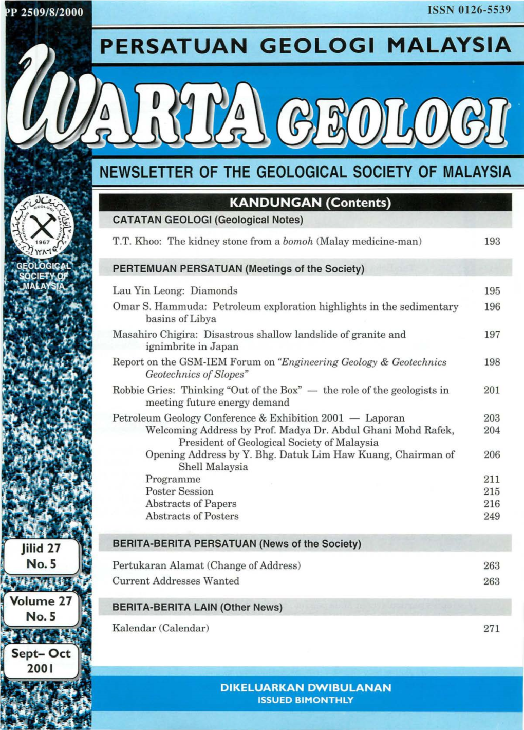 Persatuan Geologi Malaysia