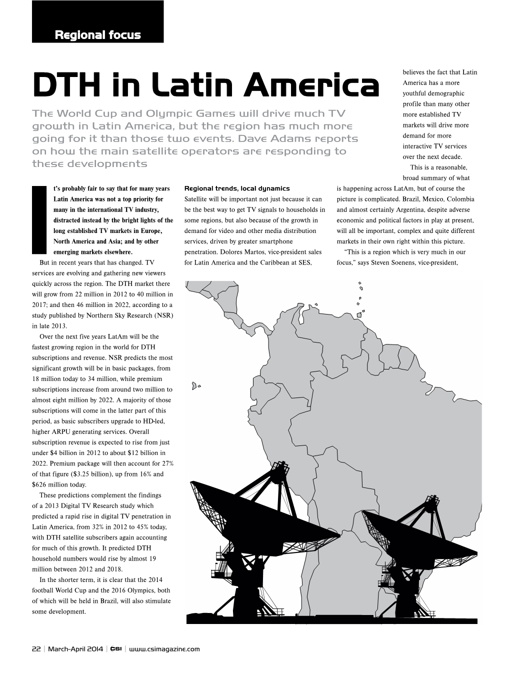 DTH in Latin America