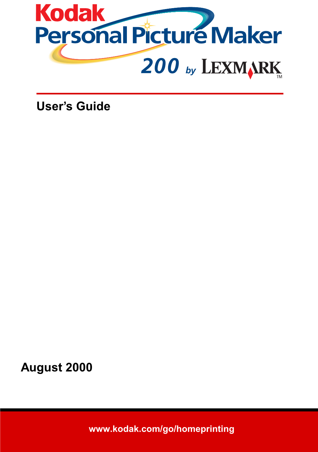 August 2000 User's Guide