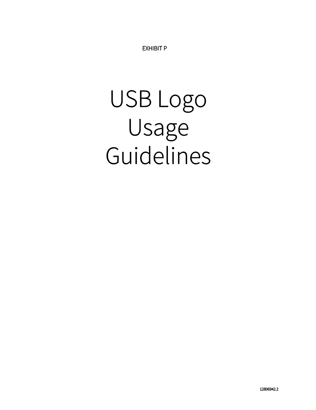 USB Logo Usage Guidelines
