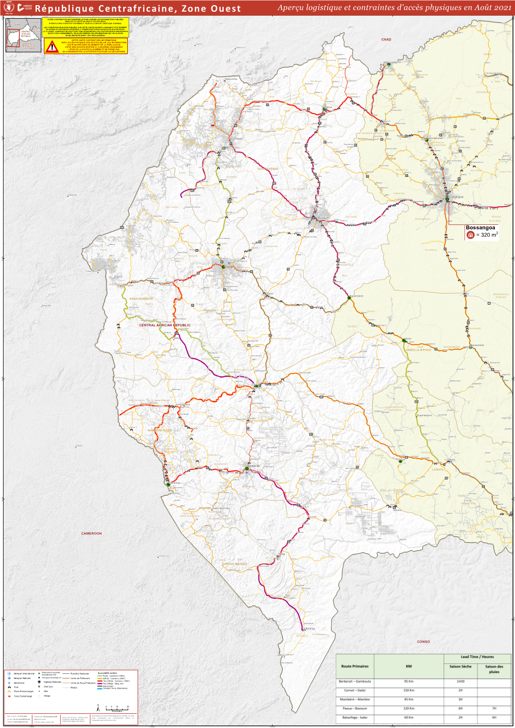 République Centrafricaine, Zone Ouest N 