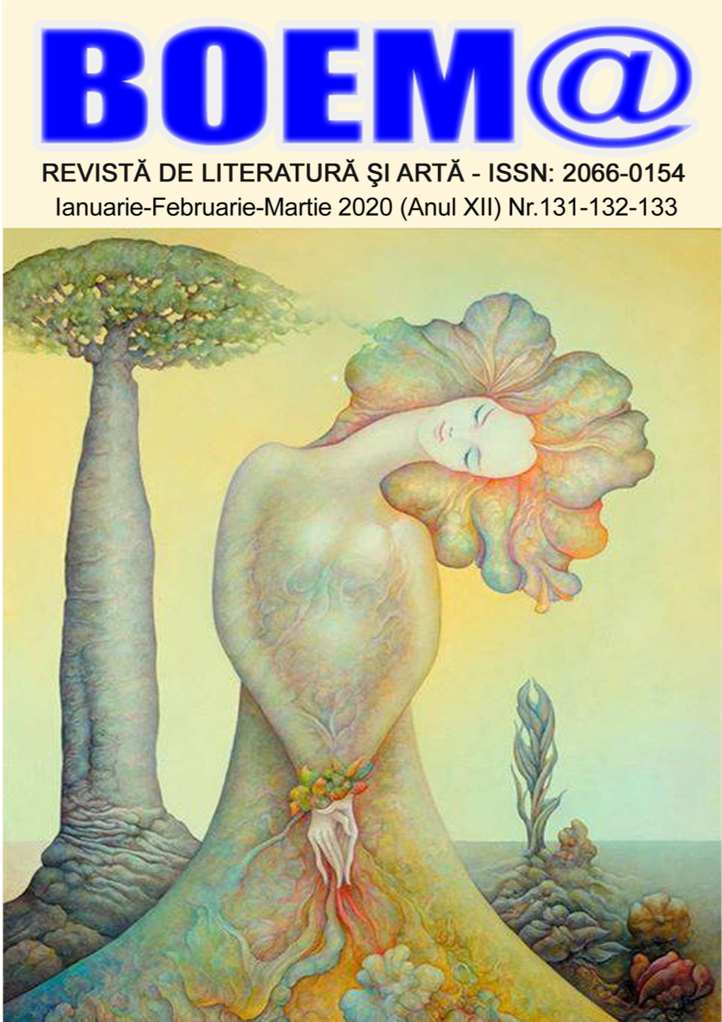 G2mconsulf BOEM@ Revistă De Literatură Şi Artă Ianuarie, Februarie, Martie 2020 (Anul XII) Nr