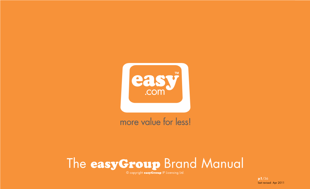 The Easygroup Brand Manual