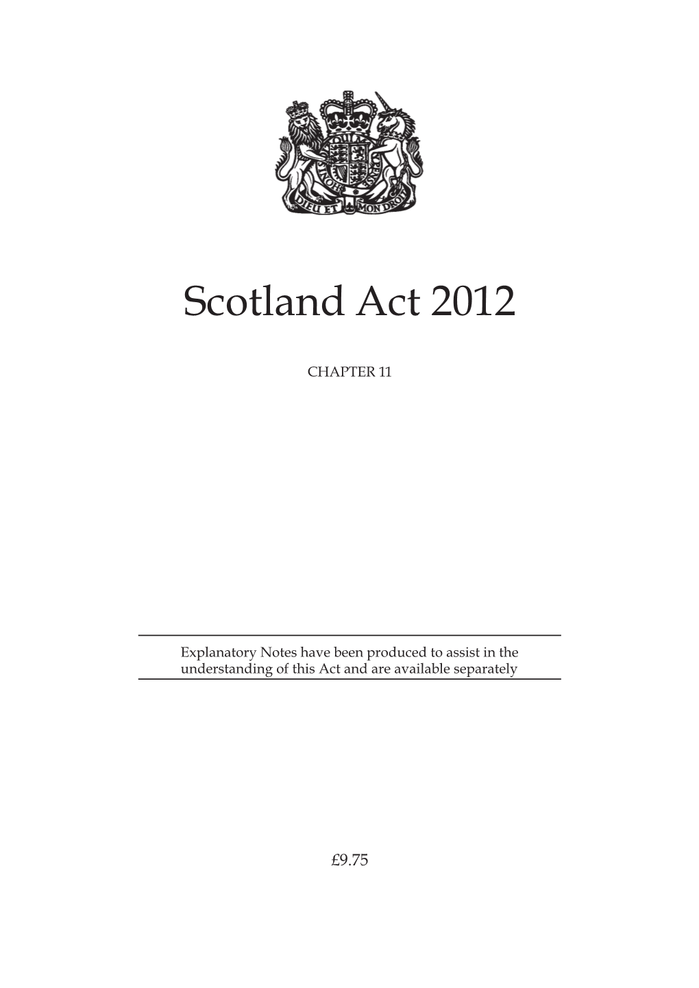 Scotland Act 2012